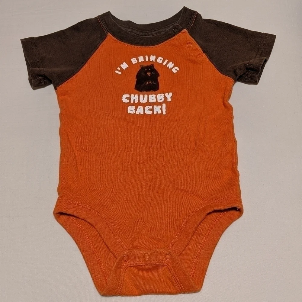 Baby Gap Boys' Short Sleeve Onesie 6-12 Months